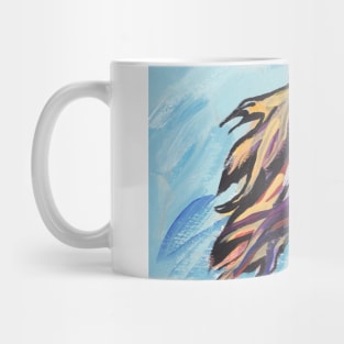 Saluki Hound Bright colorful pop dog art Mug